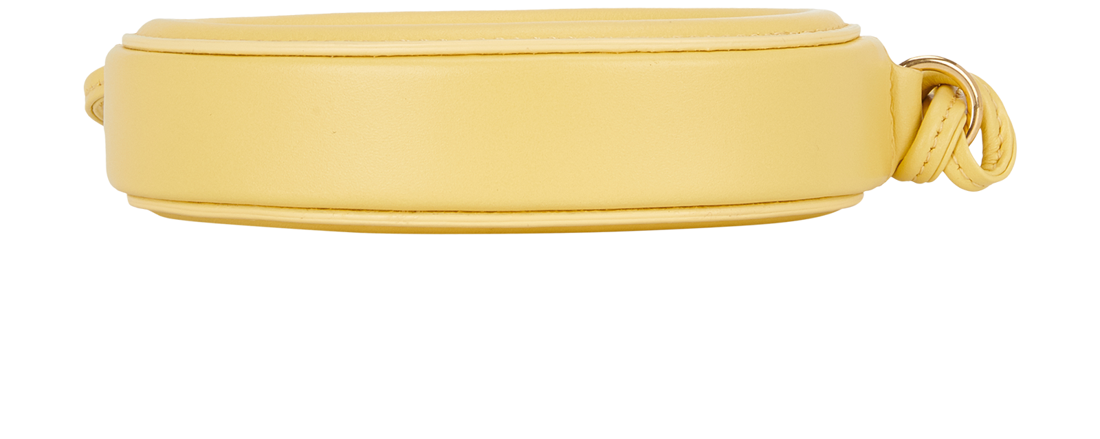 Celine Triomphe Oval Coin Purse, &pound;295, Accessories, Yellow, Leather, Top view
